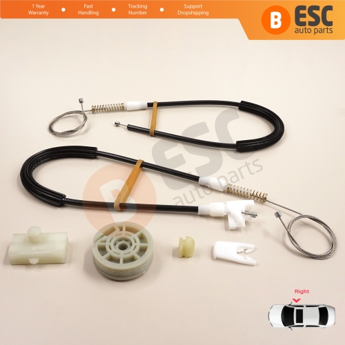 Window Regulator Repair Kit Right Door for Renault Megane MK1 X64 DA0/1 Coupe 1996-2003 2/3 Door 7700834393