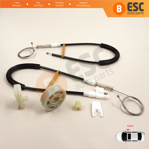 Window Regulator Repair Kit Right Door for Renault Megane MK1 X64 DA0/1 Coupe 1996-2003 2/3 Door 7700834393