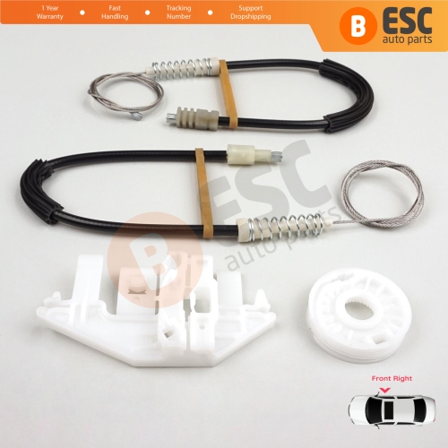 Window Regulator Repair Kit Front Right Door for Peugeot 406 8B 8E/F 1995-2004 4/5 Door 9222F4