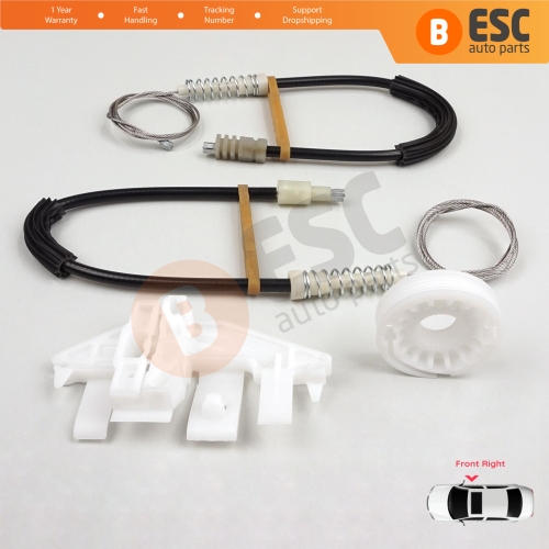 Window Regulator Repair Kit Front Right Door for Peugeot 406 8B 8E/F 1995-2004 4/5 Door 9222F4