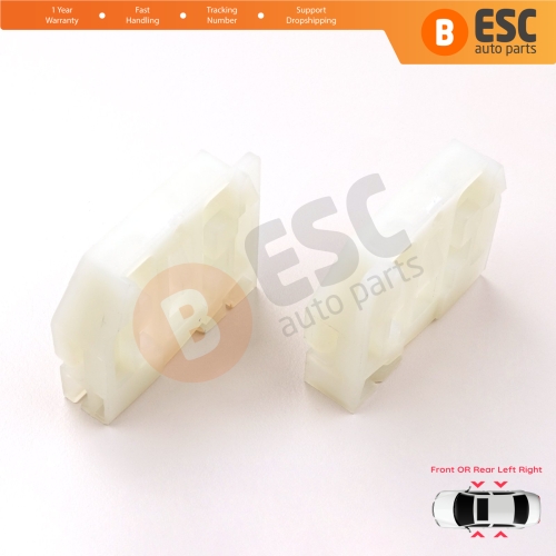 Power Window Regulator Repair Clips Left or Right Door for Skoda Octavia MK1 1U 1U2 1U5 2001-2010 4/5 Door Facelift 1U0837462B