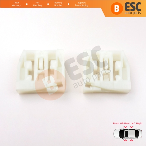 Power Window Regulator Repair Clips Left or Right Door for Skoda Octavia MK1 1U 1U2 1U5 2001-2010 4/5 Door Facelift 1U0837462B