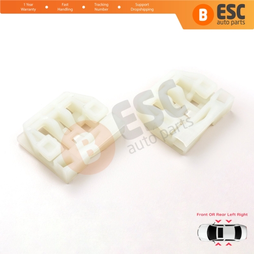 Power Window Regulator Repair Clips Left or Right Door for Skoda Octavia MK1 1U 1U2 1U5 2001-2010 4/5 Door Facelift 1U0837462B