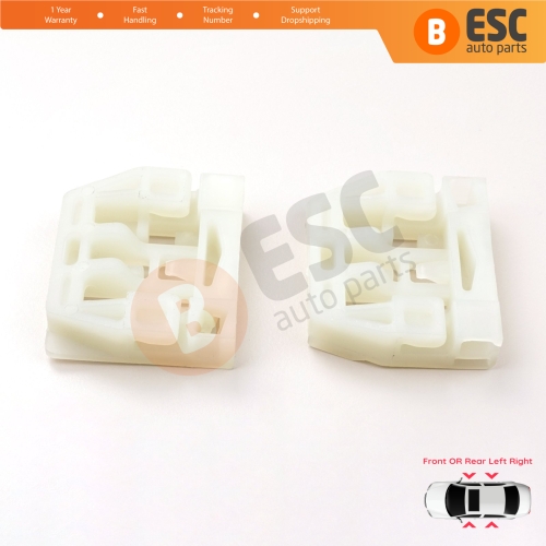 Power Window Regulator Repair Clips Left or Right Door for Skoda Octavia MK1 1U 1U2 1U5 2001-2010 4/5 Door Facelift 1U0837462B