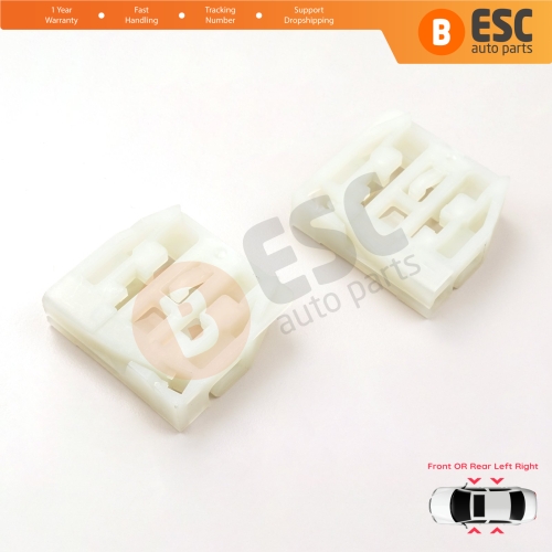 Power Window Regulator Repair Clips Left or Right Door for Skoda Octavia MK1 1U 1U2 1U5 2001-2010 4/5 Door Facelift 1U0837462B