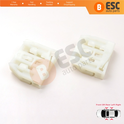 Power Window Regulator Repair Clips Left or Right Door for Skoda Octavia MK1 1U 1U2 1U5 2001-2010 4/5 Door Facelift 1U0837462B