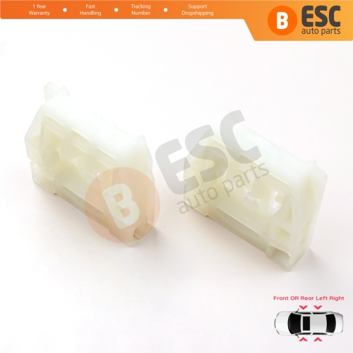 Power Window Regulator Repair Clips Left or Right Door for Skoda Octavia MK1 1U 1U2 1U5 2001-2010 4/5 Door Facelift 1U0837462B