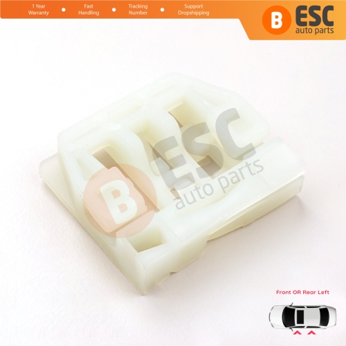 Power Window Regulator Repair Clips Left Door for Skoda Octavia MK1 1U 1U2 1U5 2001-2010 4/5 Door Facelift 1U0837461B