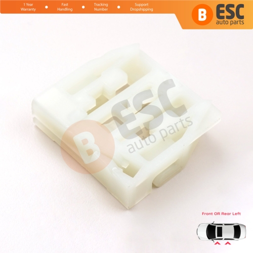 Power Window Regulator Repair Clips Left Door for Skoda Octavia MK1 1U 1U2 1U5 2001-2010 4/5 Door Facelift 1U0837461B