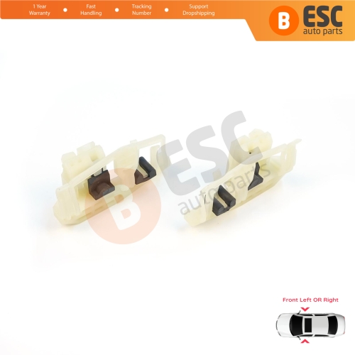 Window Regulator Repair Clips A+B Front Door for BMW 3 Series E46 Compact 2001-2005 2-Door 51338251351 51338251352
