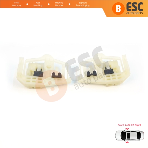 Window Regulator Repair Clips A+B Front Door for BMW 3 Series E46 Compact 2001-2005 2-Door 51338251351 51338251352