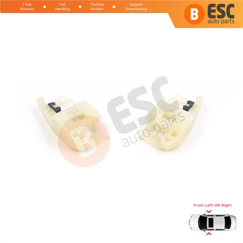 Window Regulator Repair Clips A+B Front Door for BMW 3 Series E46 Compact 2001-2005 2-Door 51338251351 51338251352