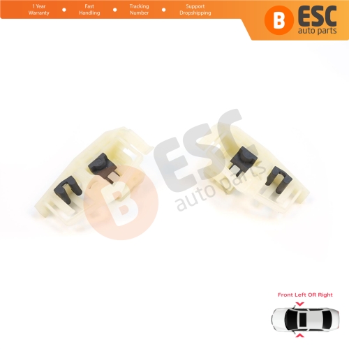 Window Regulator Repair Clips A+B Front Door for BMW 3 Series E46 Compact 2001-2005 2-Door 51338251351 51338251352