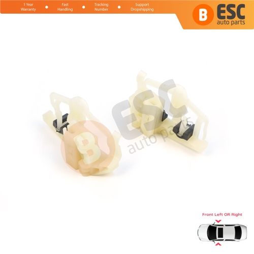 Window Regulator Repair Clips A+B Front Door for BMW 3 Series E46 Compact 2001-2005 2-Door 51338251351 51338251352