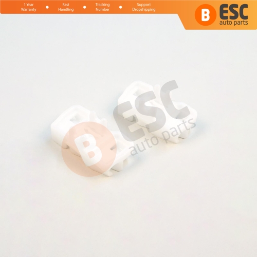 2 Pieces Window Regulator Repair Clips Left Door for VW Sharan MK1 Seat Alhambra 7M 7V Leon MK2 Ford Galaxy MK1 Freelander MK1 L314