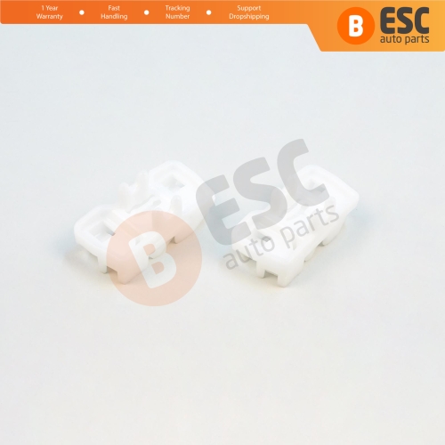 2 Pieces Window Regulator Repair Clips Left Door for VW Sharan MK1 Seat Alhambra 7M 7V Leon MK2 Ford Galaxy MK1 Freelander MK1 L314