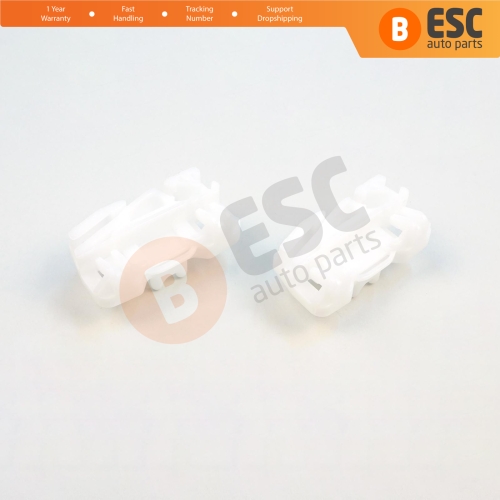 2 Pieces Window Regulator Repair Clips Right Door for VW Sharan MK1 Seat Alhambra 7M 7V Leon MK2 Ford Galaxy MK1 Freelander MK1 L314