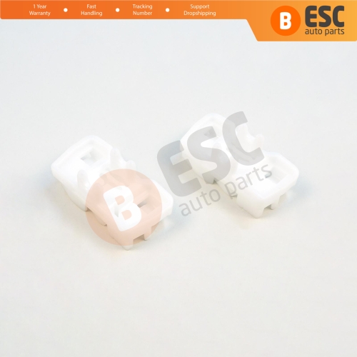 2 Pieces Window Regulator Repair Clips Right Door for VW Sharan MK1 Seat Alhambra 7M 7V Leon MK2 Ford Galaxy MK1 Freelander MK1 L314