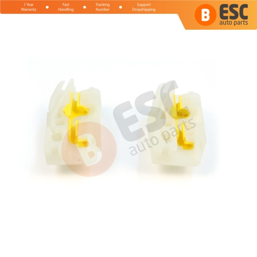2 Pieces Window Regulator Repair Clips Left Door for VW Sharan MK1 Seat Alhambra 7M 7V Leon MK2 Ford Galaxy MK1 Freelander MK1 L314