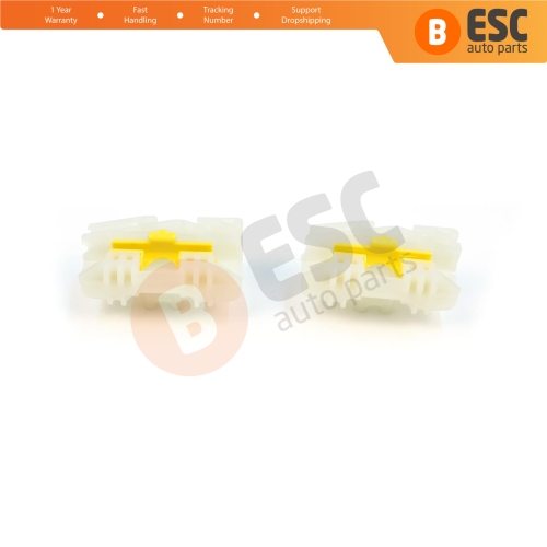 2 Pieces Window Regulator Repair Clips Right Door for VW Sharan MK1 Seat Alhambra 7M 7V Leon MK2 Ford Galaxy MK1 Freelander MK1 L314