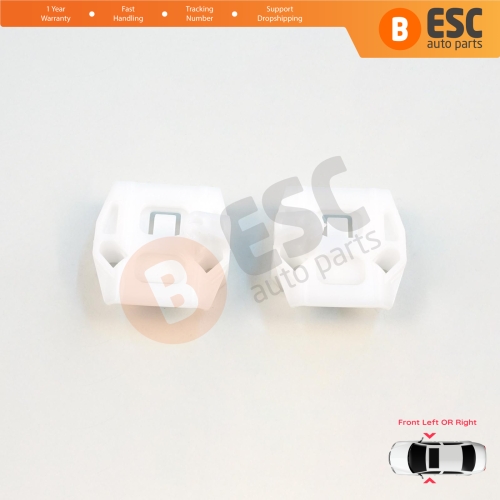 Window Regulator Repair Clips A+B Front Door for VW Golf Bora Jetta MK4 A4 1J Seat Ibiza MK3 6L Coupe Peugeot 607 1999-2010 1JM898461