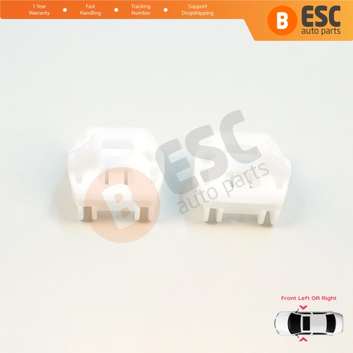 Window Regulator Repair Clips A+B Front Door for VW Golf Bora Jetta MK4 A4 1J Seat Ibiza MK3 6L Coupe Peugeot 607 1999-2010 1JM898461