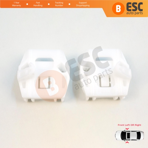 Window Regulator Repair Clips A+B Front Door for VW Golf Bora Jetta MK4 A4 1J Seat Ibiza MK3 6L Coupe Peugeot 607 1999-2010 1JM898461