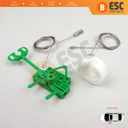 Power Window Regulator Repair Set Front Left Door for Fiat Linea 323 110 2007-2018 51892561