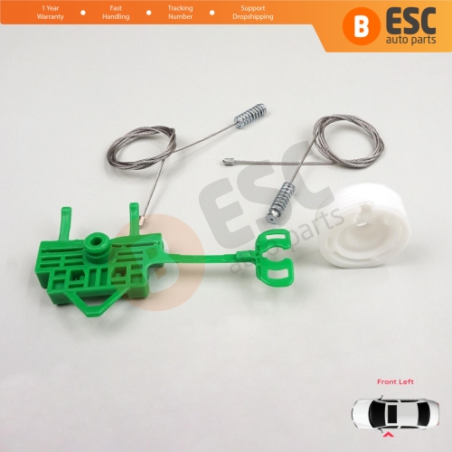 Power Window Regulator Repair Set Front Left Door for Fiat Linea 323 110 2007-2018 51892561