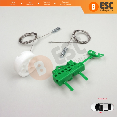 Power Window Regulator Repair Set Front Left Door for Fiat Linea 323 110 2007-2018 51892561