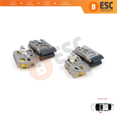 Window Regulator Repair Clips LA+LB Front Left Door for VW Golf Bora Jetta MK4 A4 1J 1997-2006 Peugeot 607 1999-2010 1J3837461