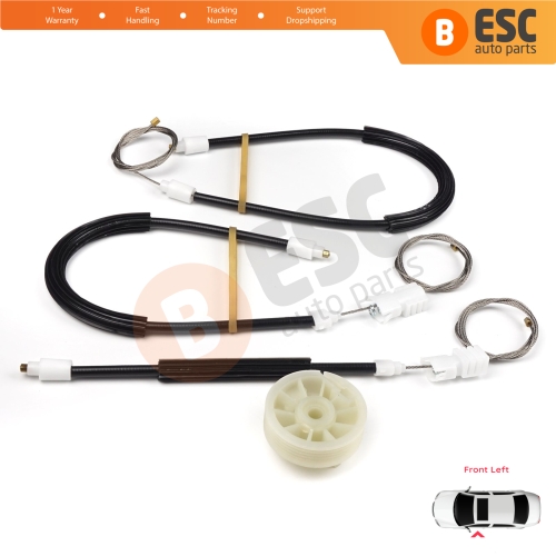 Power Window Regulator Repair Set Front Left Door for Nissan Primera P11 WP11 1996-2002 4/5 Door 807012F000