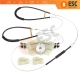 Window Regulator Repair Kit Front Left Door for VW Passat B5 B5.5 3B 3BG Skoda Superb MK1 B5 3U 3B1837461