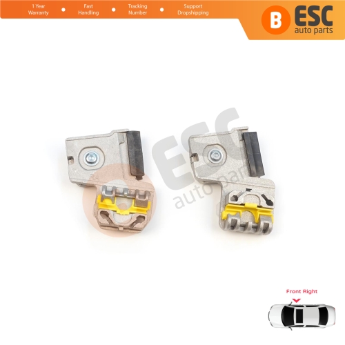 Window Regulator Repair Clips RA+RB Front Right Door for VW Golf Bora Jetta MK4 A4 1J 1997-2006 Peugeot 607 1999-2010 1J3837462