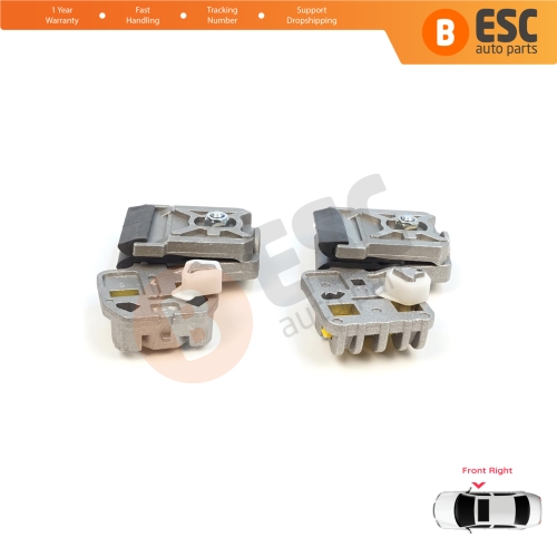 Window Regulator Repair Clips RA+RB Front Right Door for VW Golf Bora Jetta MK4 A4 1J 1997-2006 Peugeot 607 1999-2010 1J3837462