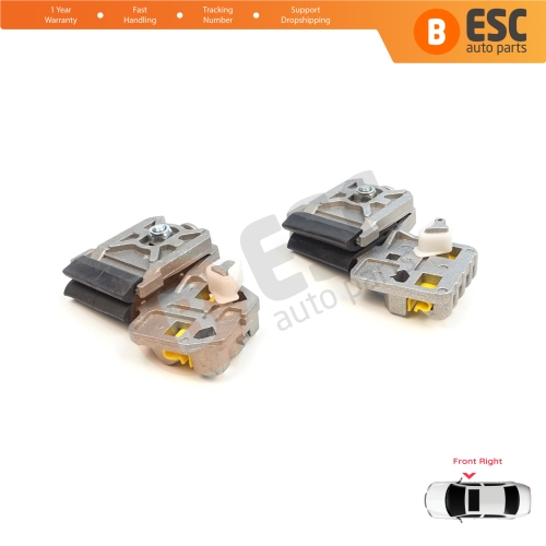 Window Regulator Repair Clips RA+RB Front Right Door for VW Golf Bora Jetta MK4 A4 1J 1997-2006 Peugeot 607 1999-2010 1J3837462