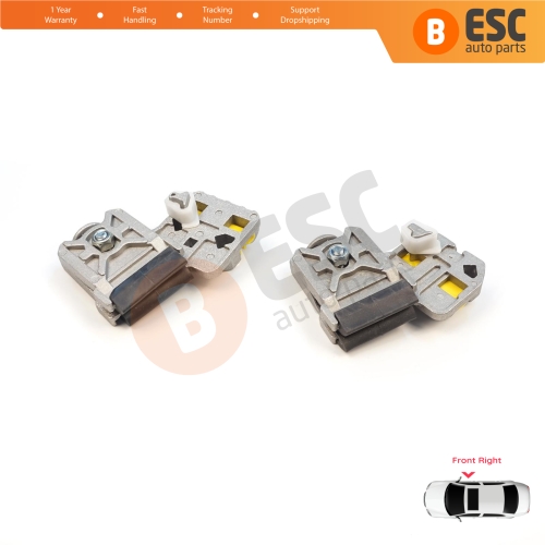 Window Regulator Repair Clips RA+RB Front Right Door for VW Golf Bora Jetta MK4 A4 1J 1997-2006 Peugeot 607 1999-2010 1J3837462