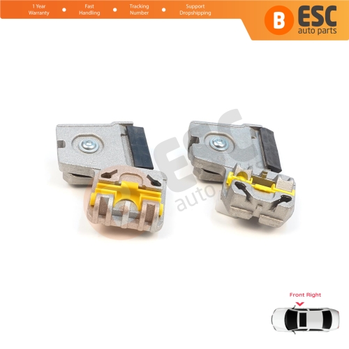 Window Regulator Repair Clips RA+RB Front Right Door for VW Golf Bora Jetta MK4 A4 1J 1997-2006 Peugeot 607 1999-2010 1J3837462