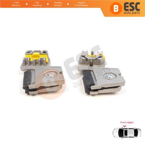 Window Regulator Repair Clips RA+RB Front Right Door for VW Golf Bora Jetta MK4 A4 1J 1997-2006 Peugeot 607 1999-2010 1J3837462