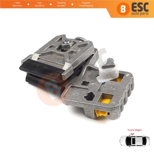 Window Regulator Repair Clips RB Front Right Door for VW Golf Bora Jetta MK4 A4 1J 1997-2006 Peugeot 607 1999-2010 1J3837462