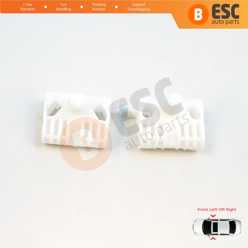 Window Regulator Repair Clips A+B Front for Renault Clio MK3 BR CR KR SR 2005-2014 5-Door 8200191148 8200291147