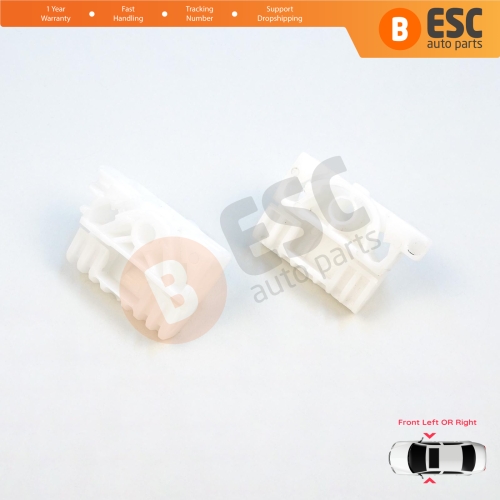 Window Regulator Repair Clips A+B Front for Renault Clio MK3 BR CR KR SR 2005-2014 5-Door 8200191148 8200291147