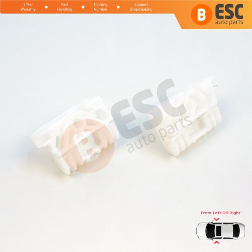 Window Regulator Repair Clips A+B Front for Renault Clio MK3 BR CR KR SR 2005-2014 5-Door 8200191148 8200291147