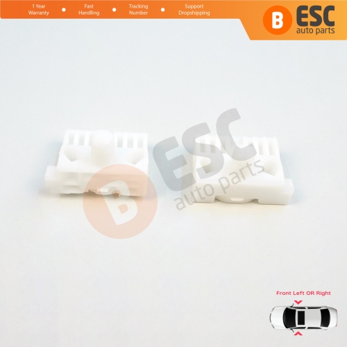 Window Regulator Repair Clips A+B Front for Renault Clio MK3 BR CR KR SR 2005-2014 5-Door 8200191148 8200291147