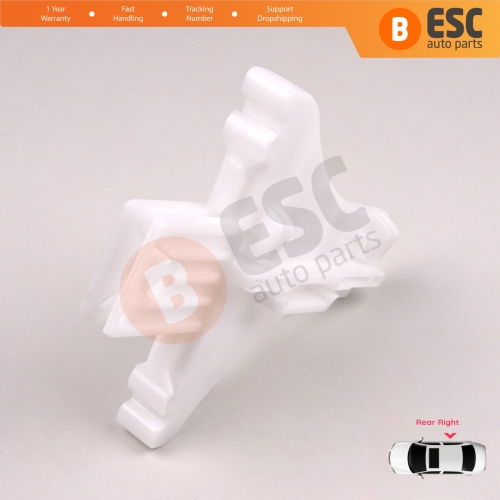 Window Regulator Repair Clips Rear Right Door for VW Golf MK4 Jetta Bora A4 1J Passat B5 B5.5 3B Skoda Superb MK1 B5 3U 1J4839462