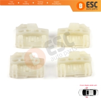 4 Pieces Window Regulator Repair Guide Clips Front Doors for Audi A4 B5 VW Polo 6N Passat B5 3B Skoda Superb MK1 8D0837462