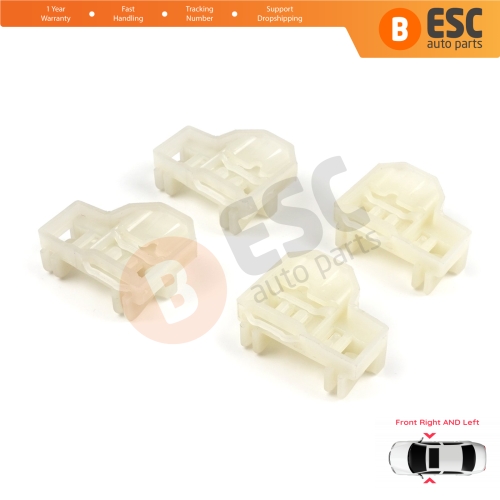 4 Pieces Window Regulator Repair Guide Clips Front Doors for Audi A4 B5 VW Polo 6N Passat B5 3B Skoda Superb MK1 8D0837462