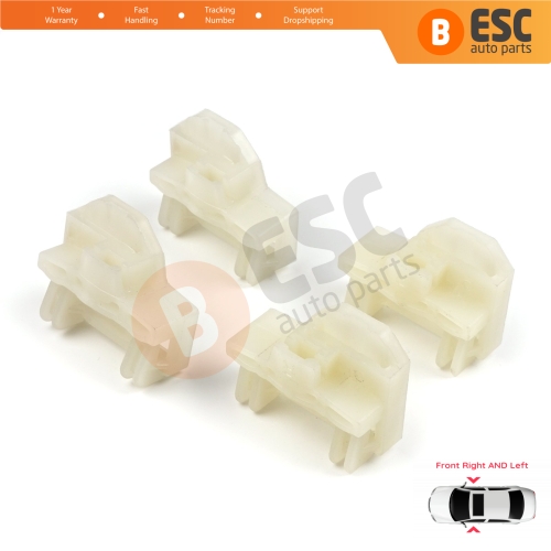 4 Pieces Window Regulator Repair Guide Clips Front Doors for Audi A4 B5 VW Polo 6N Passat B5 3B Skoda Superb MK1 8D0837462