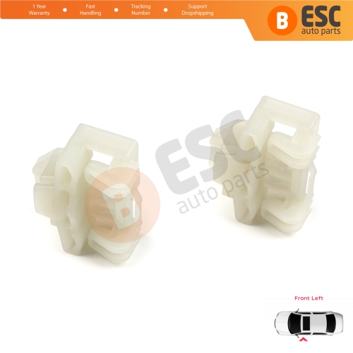 Window Regulator Repair Guide Clips Front Left for Audi A4 B5 VW Polo 6N Passat B5 3B Skoda Superb MK1 8D0837461