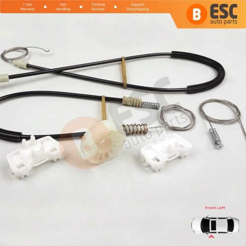 Power Window Regulator Repair Set Front Left Door for VW Sharan MK1 7M Seat Alhambra 7M 7V 1995-2010 Ford Galaxy MK1 1995-2006 7M0837461